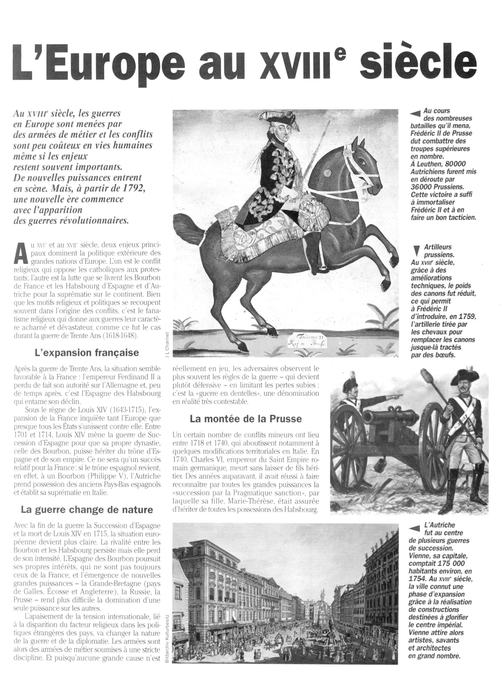 Prévisualisation du document Quel est l'état de l'Europe à la fin du XVIIIe siècle ?