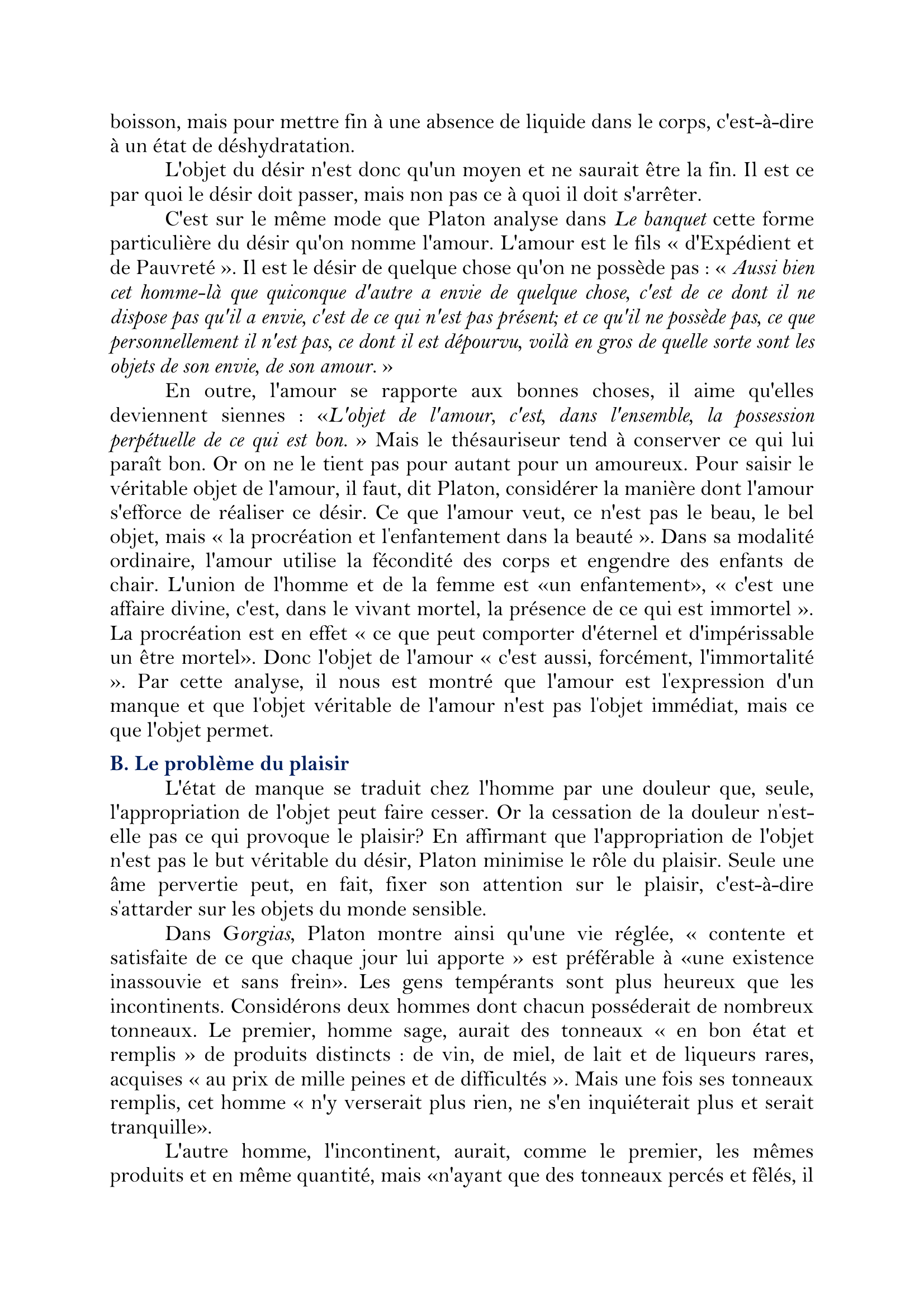 Prévisualisation du document Quel rôle joue le désir dans la constitution de l'homme ?