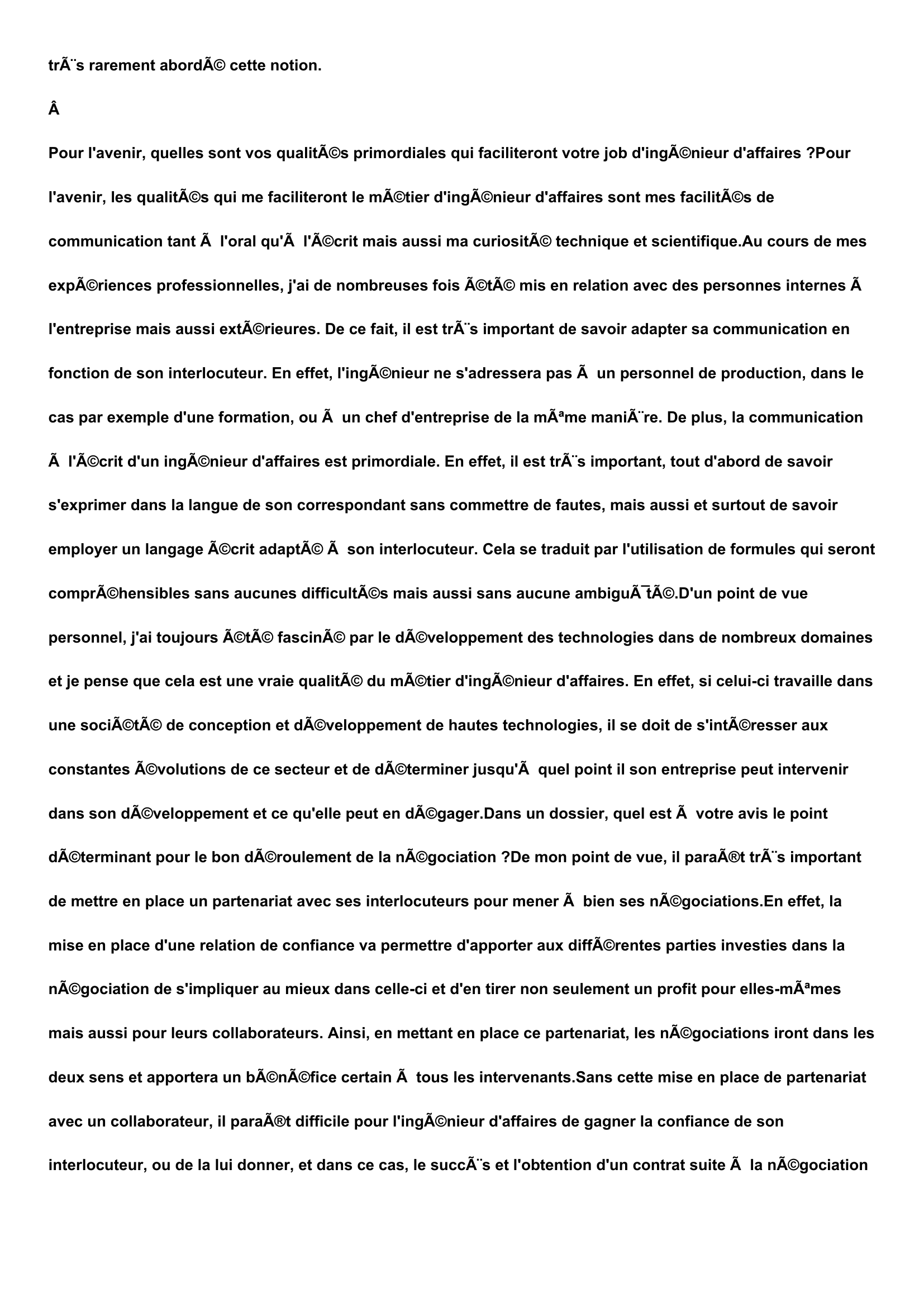 Prévisualisation du document Quelle différence de perception avez-vous de l’ingénieur d’affaire AVANT et APRES les ‘étude de cas’ ?