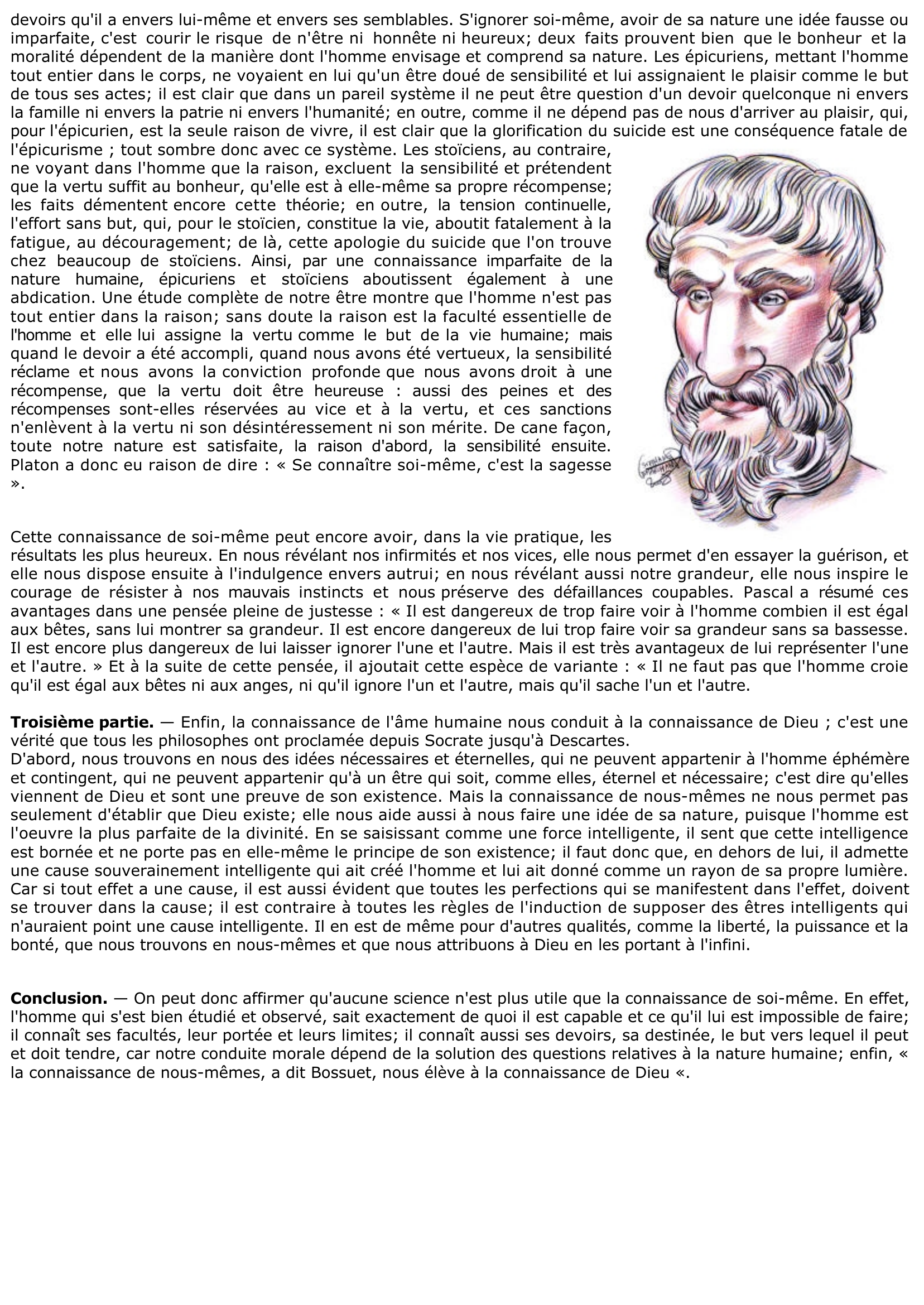 Prévisualisation du document Quelle est l'importance en morale du Connais-toi toi-même de Socrate ?