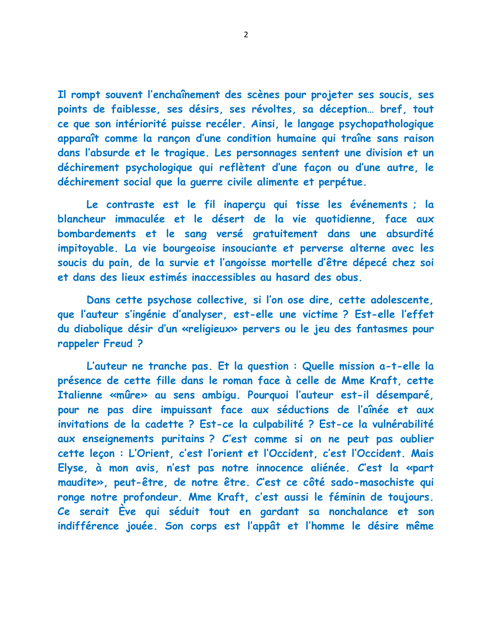 Prévisualisation du document Quelques réflexions sur «La Raison Hantée»  de Pierre Srour