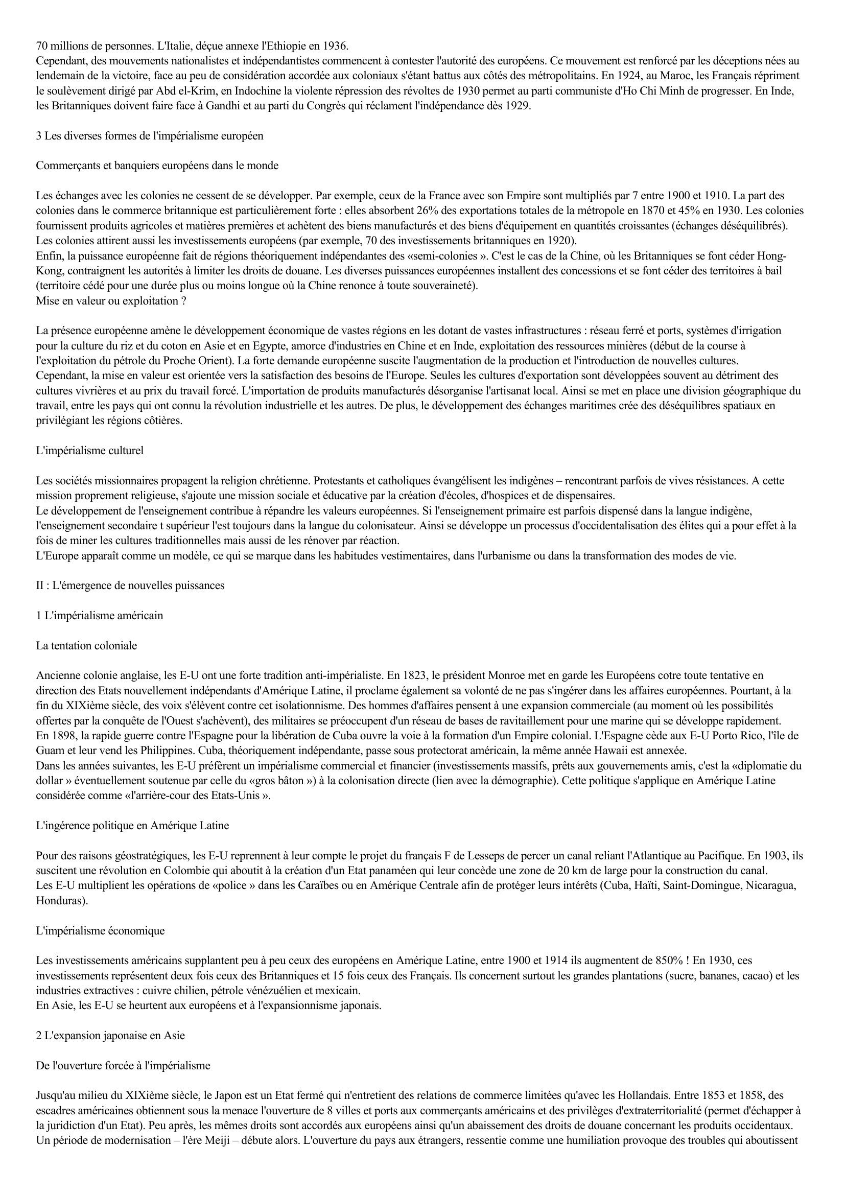 Prévisualisation du document Quels caractéristiques de l'Europe et du monde à l'âge industriel?