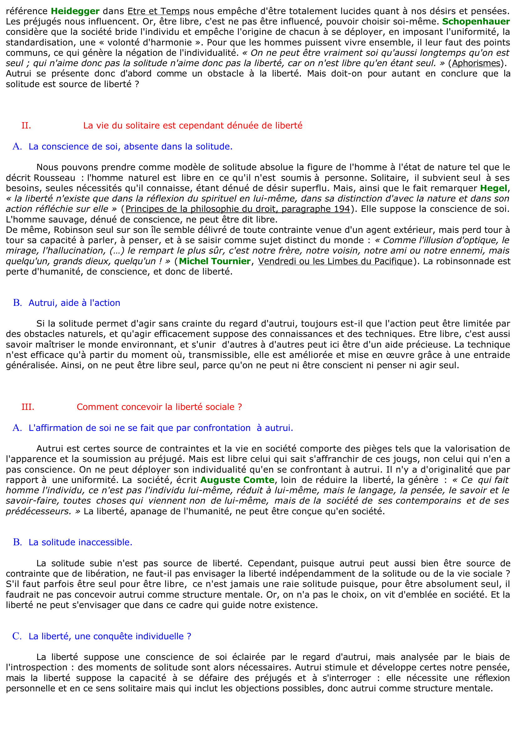 Prévisualisation du document Quels rapports peut-il y avoir entre la liberté et la solitude 	?