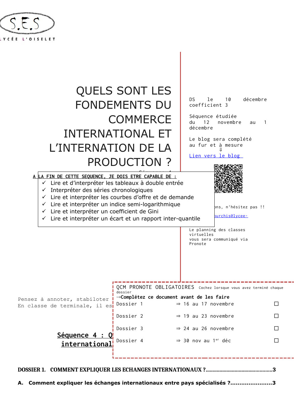 Prévisualisation du document QUELS SONT LES FONDEMENTS DU COMMERCE INTERNATIONAL ET L’INTERNATION DE LA PRODUCTION ?