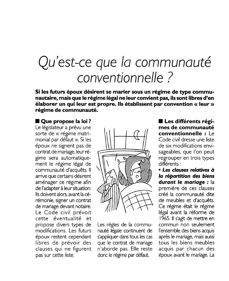 Prévisualisation du document Qu'est-ce que la communautéconventionnelle ?