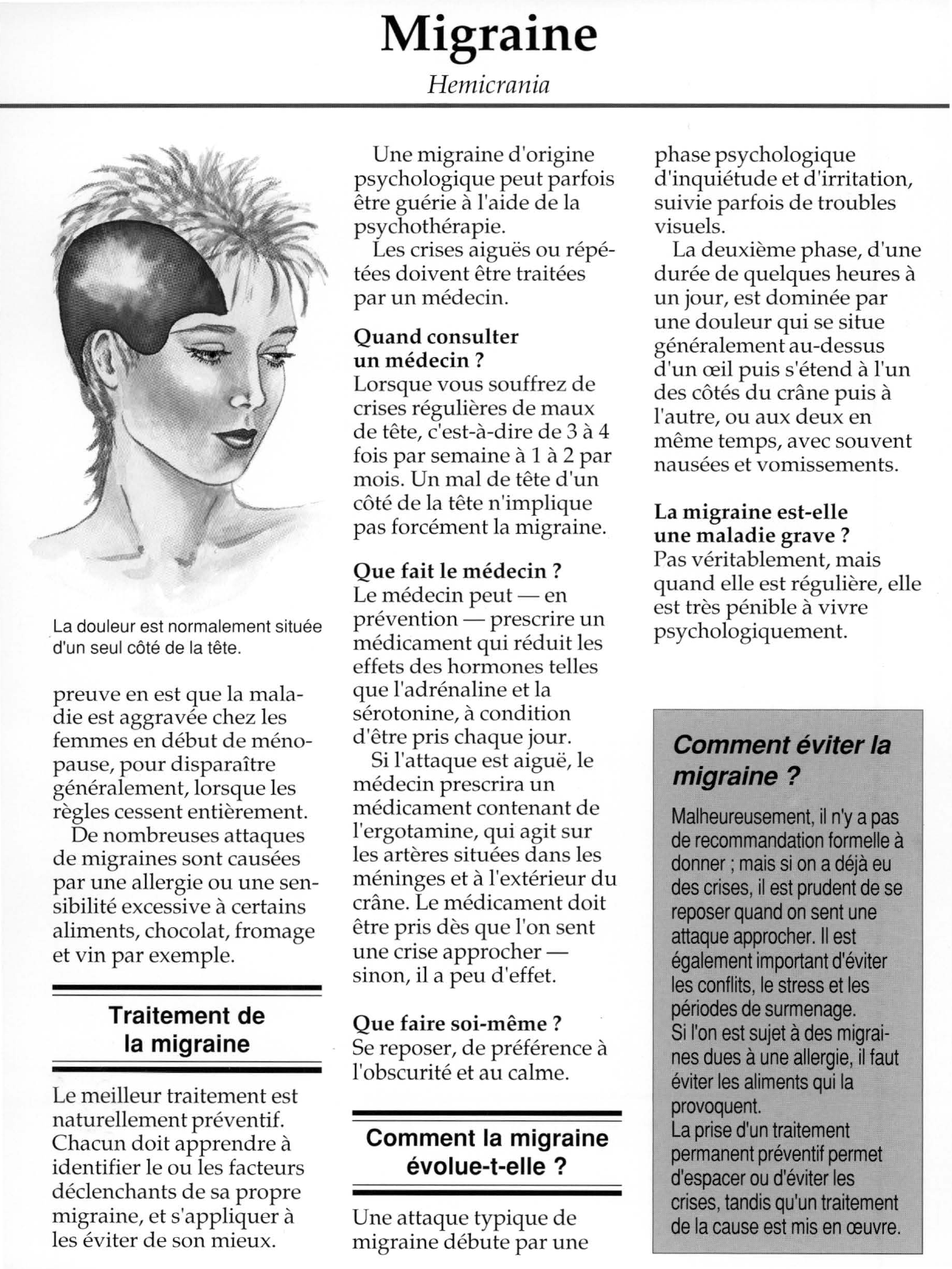 Prévisualisation du document Qu'est-ce que la migraine ?