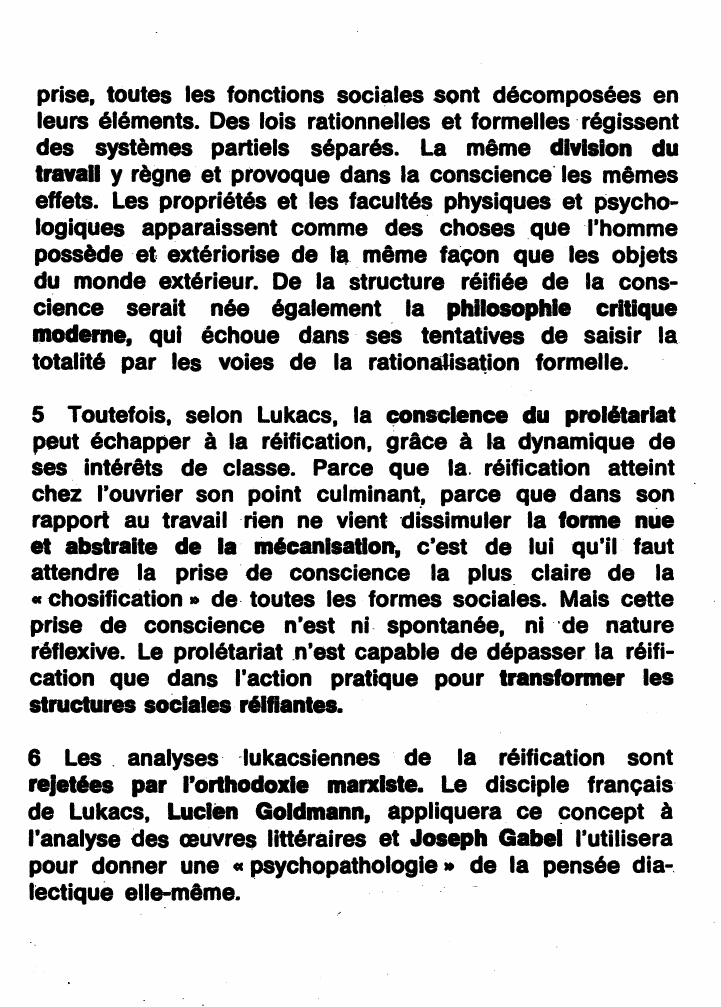 Prévisualisation du document Qu'est-ce que la Réification ?