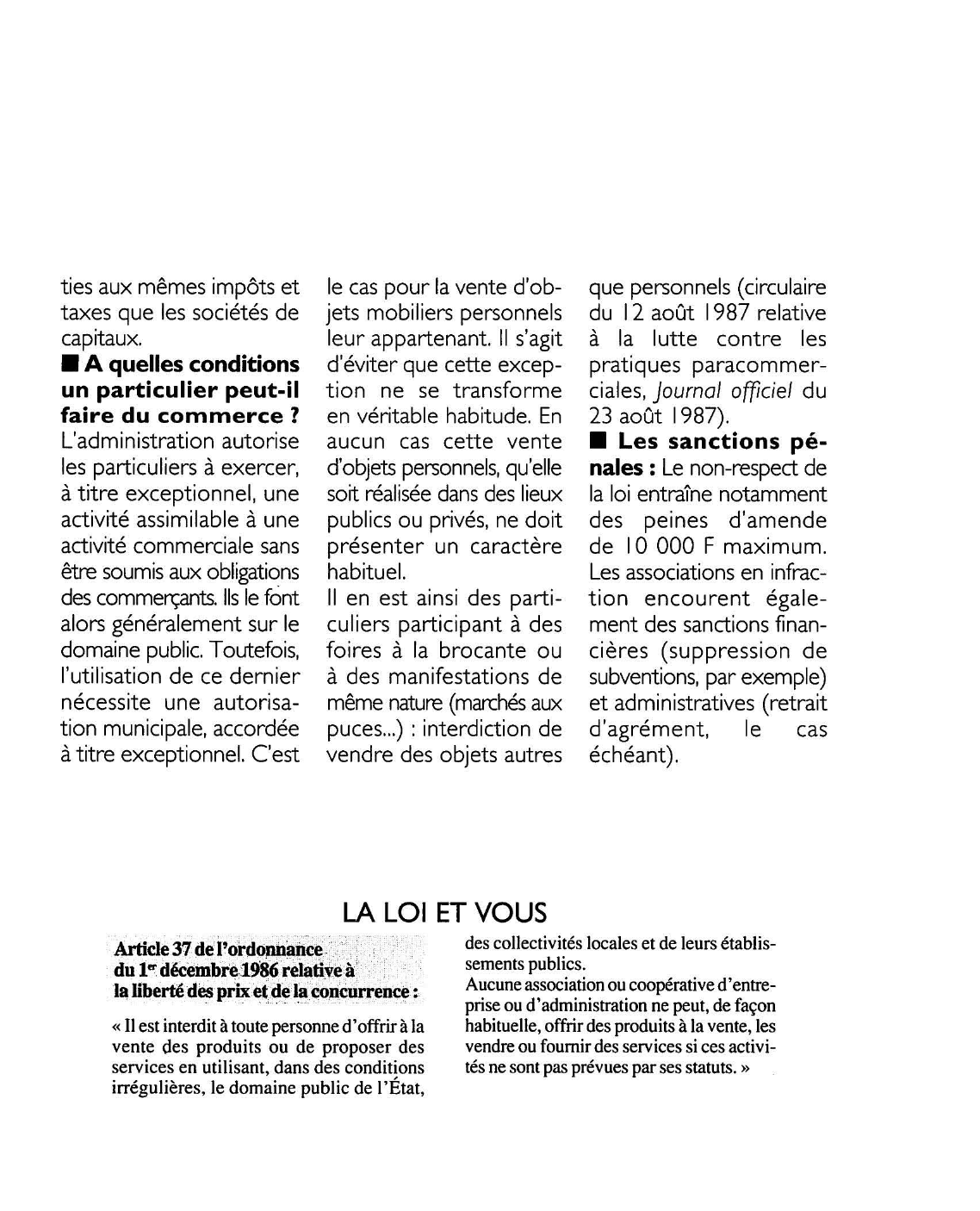 Prévisualisation du document Qu'est-ce que le paracommercialisme ?