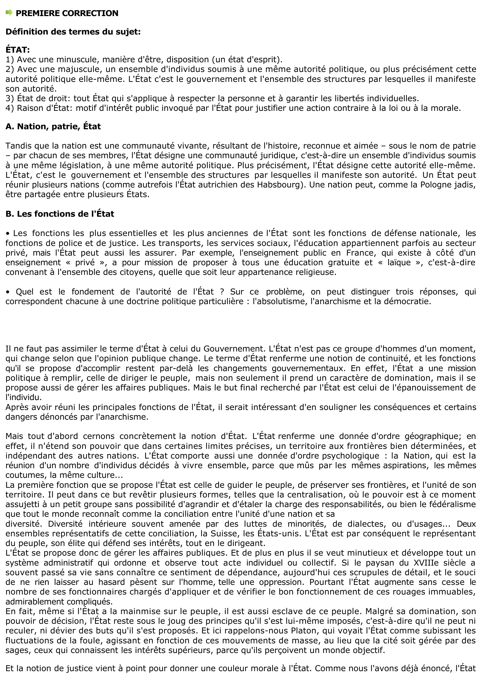 Prévisualisation du document Qu'est-ce que l'État ?