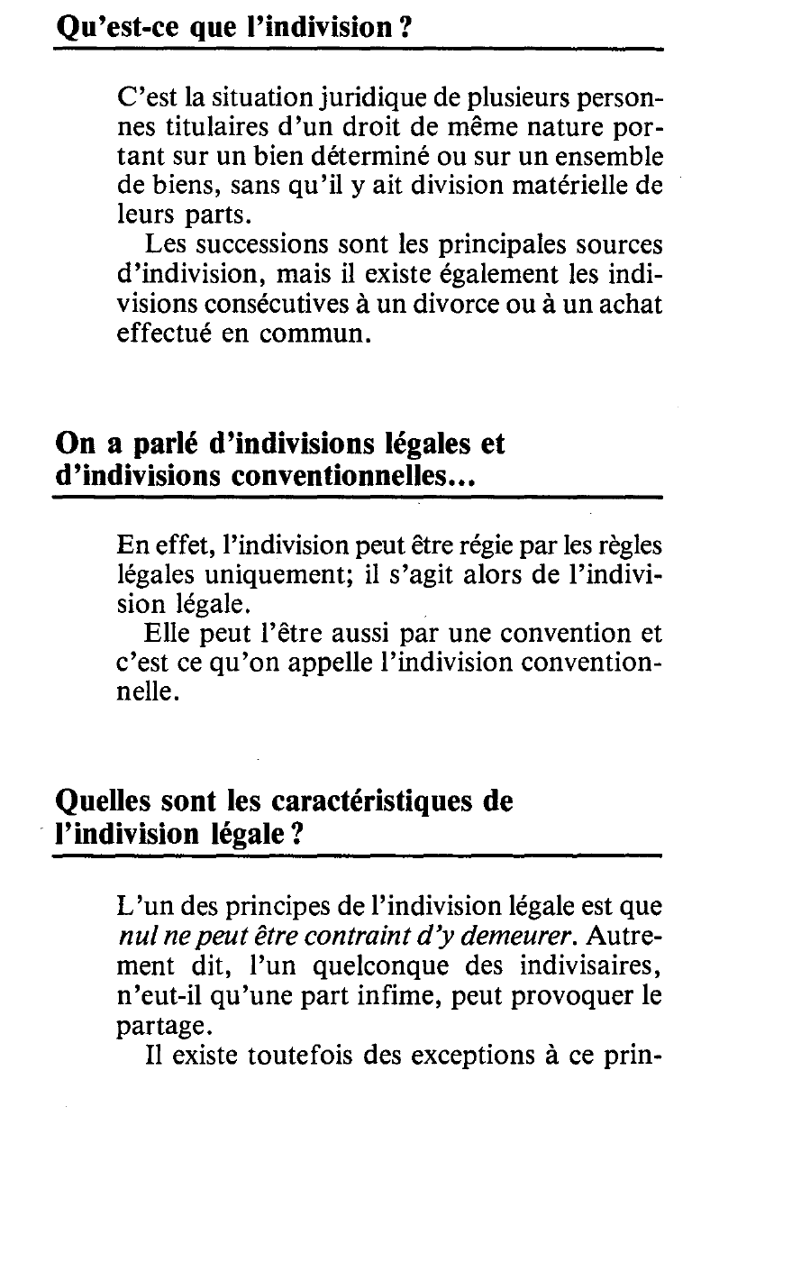 Prévisualisation du document Qu'est-ce que l'indivision?