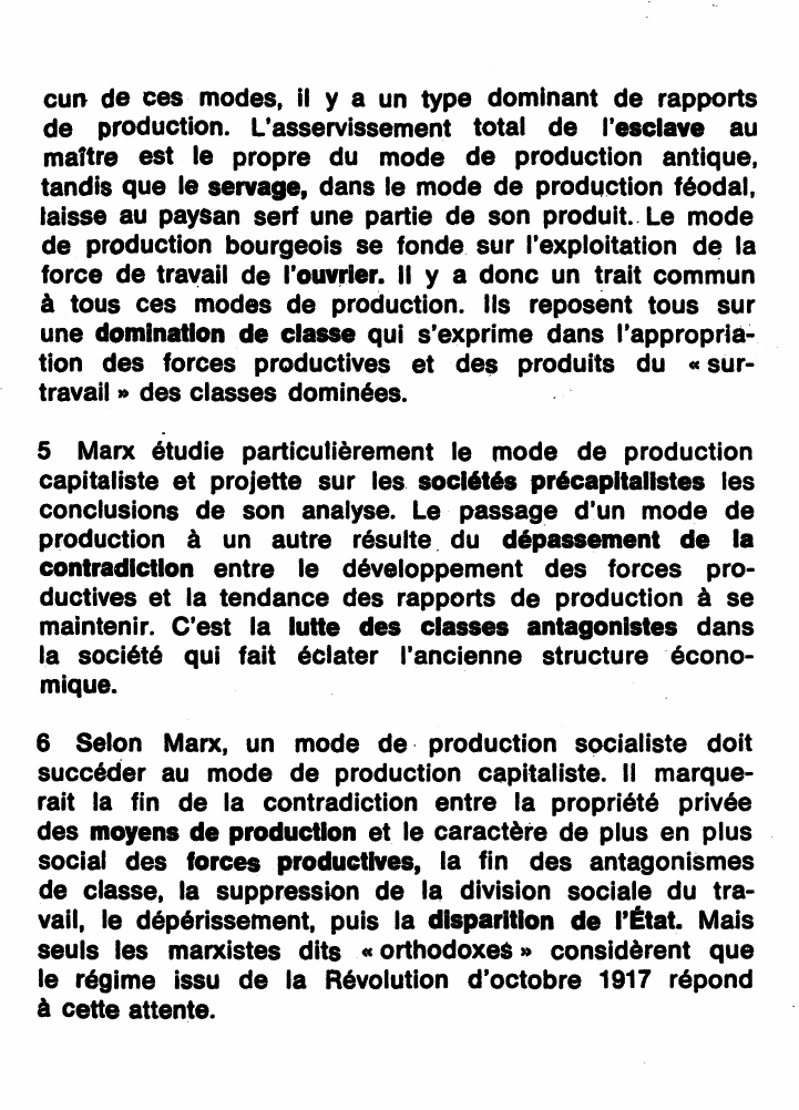 Prévisualisation du document Qu'est-ce qu'un Mode de production ?