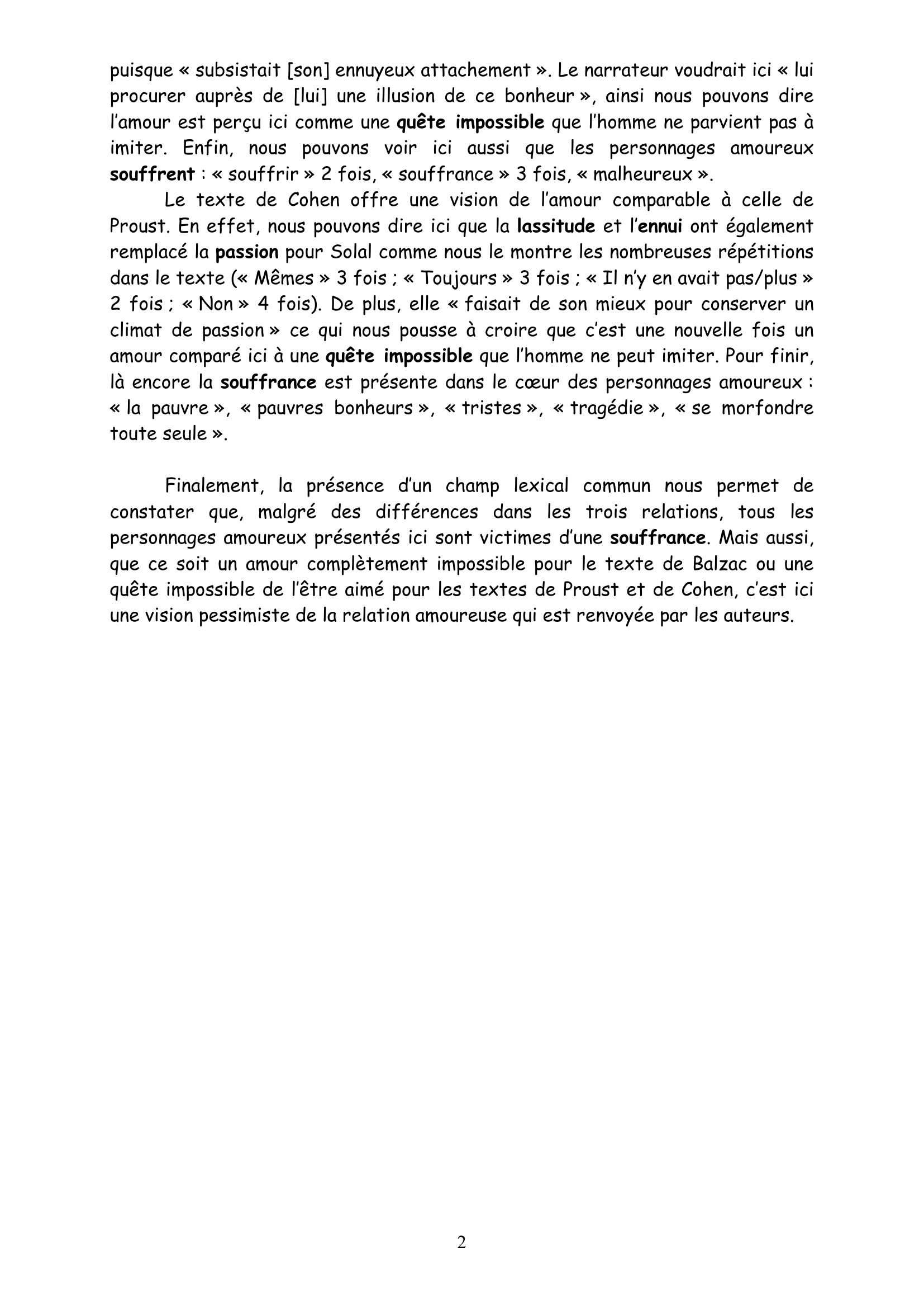 Prévisualisation du document Question d'analyse: Quelle vision de la relation amoureuse chacun de ces textes propose-t-il ?