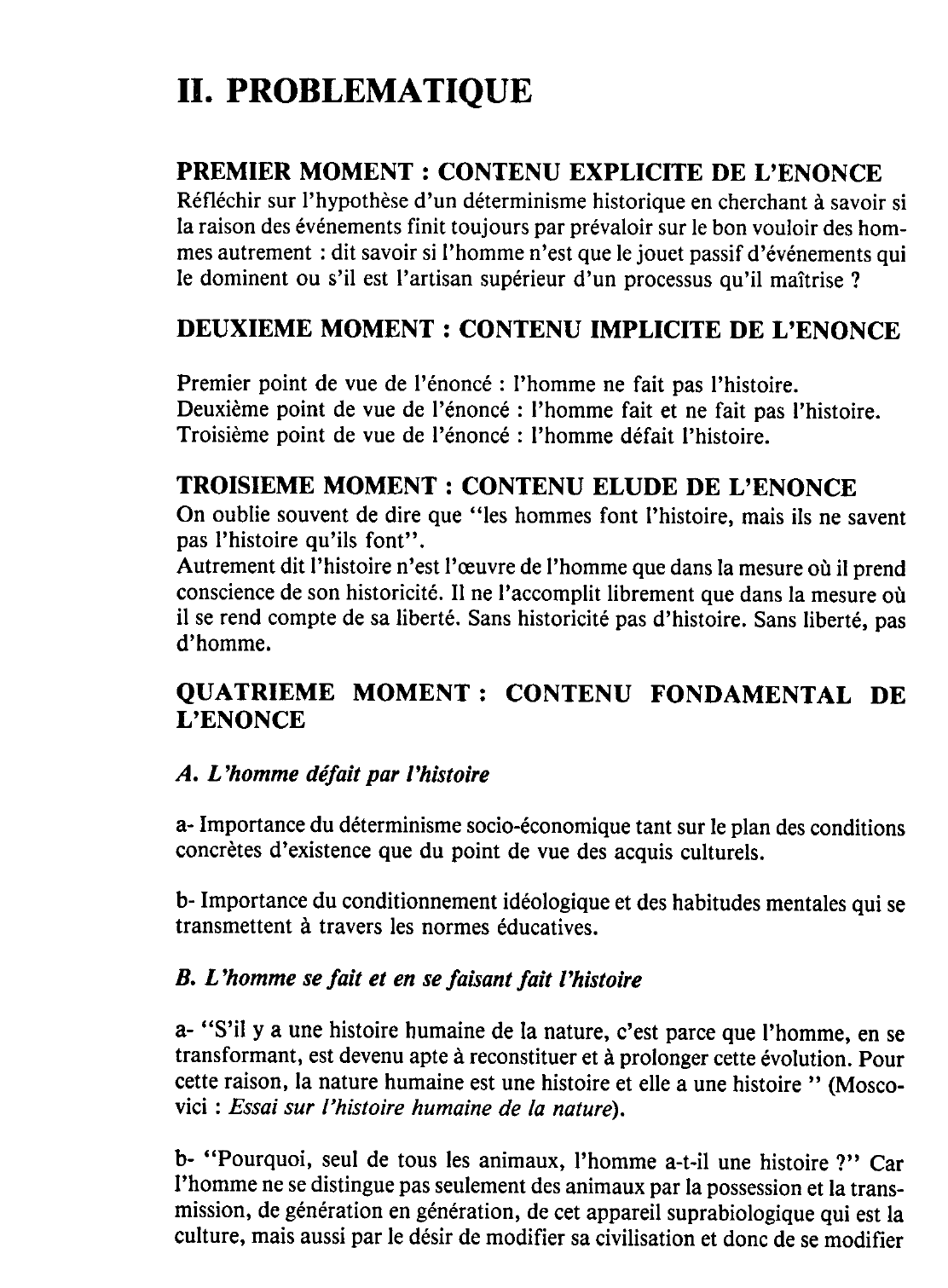 Prévisualisation du document Question : LES HOMMES FONT-ILS LIBREMENT LEUR HISTOIRE ?