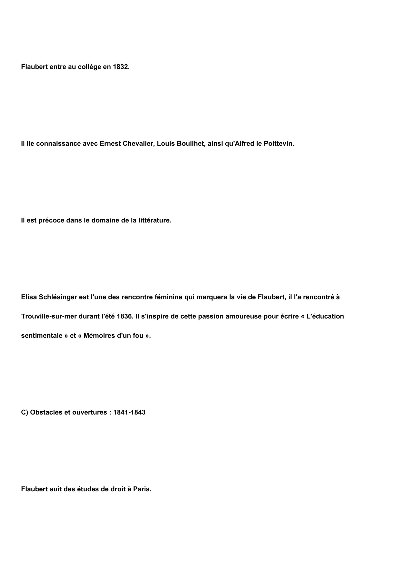 Prévisualisation du document Questionnaire biographie de Flaubert