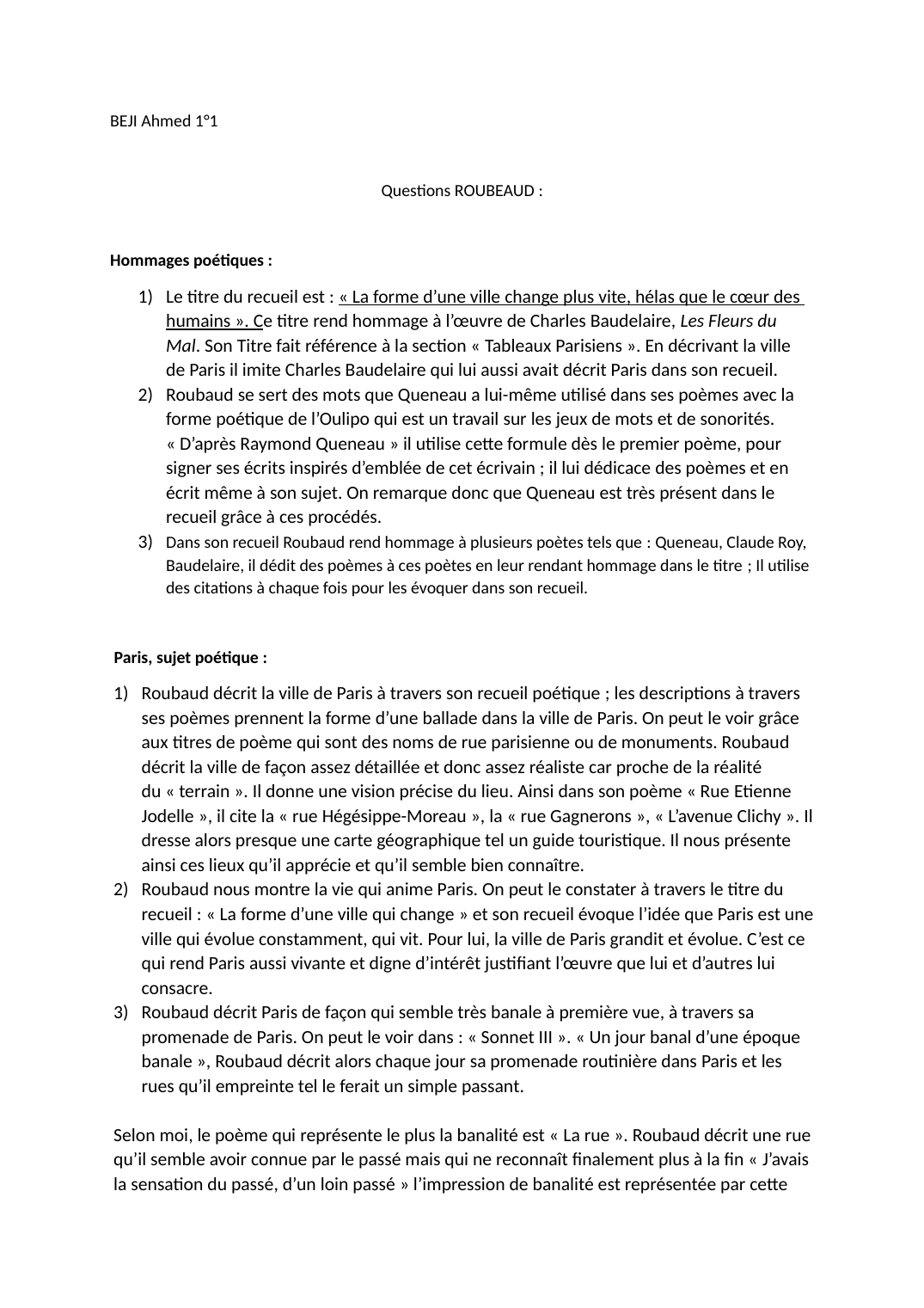Prévisualisation du document questions corrigées Roubaud