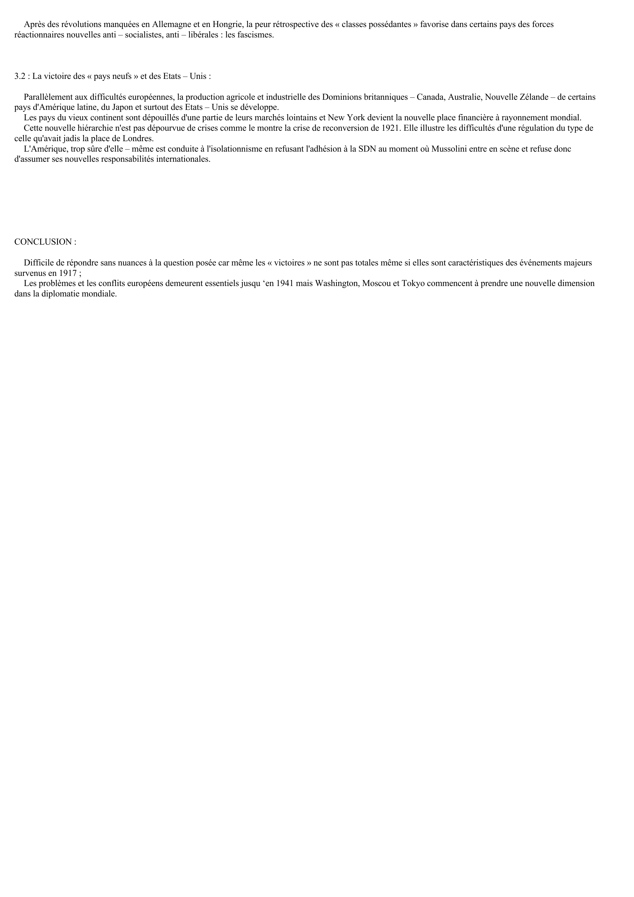 Prévisualisation du document QUI A GAGNE LA PREMIERE GUERRE MONDIALE ?