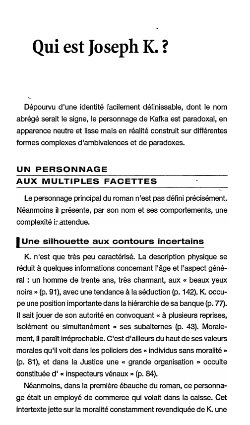 Prévisualisation du document Qui est Joseph K. ? - Le Procès de Kafka et d'Orson Welles