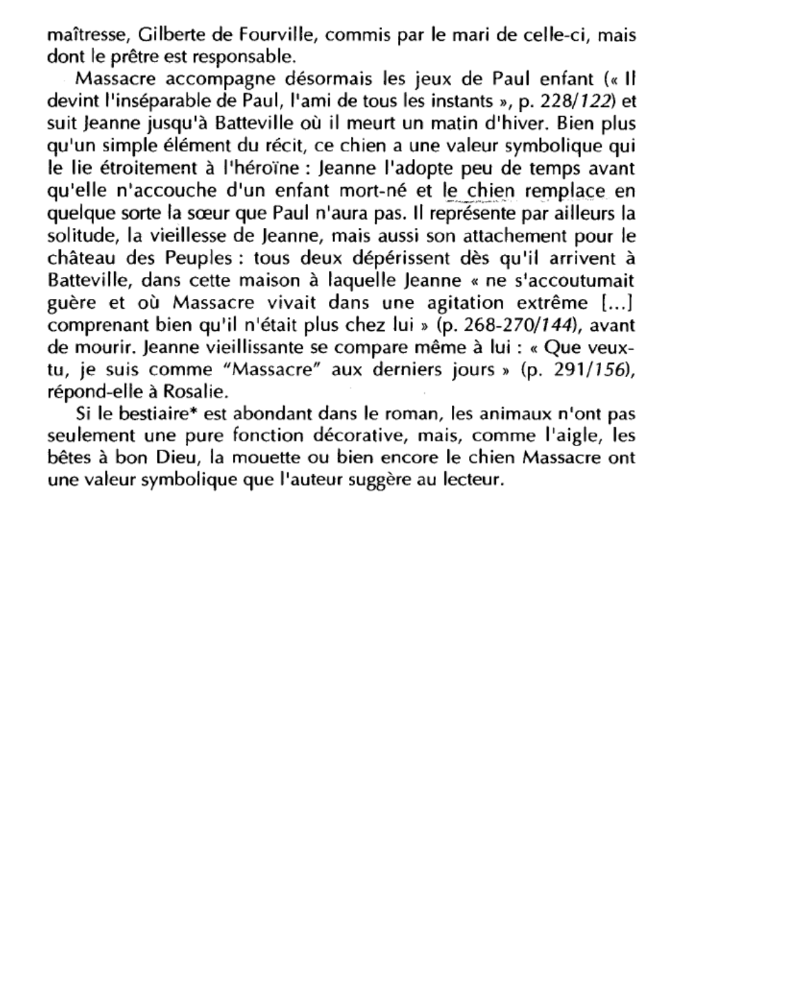 Prévisualisation du document QUI EST MASSACRE ? -  Une Vie de Maupassant.