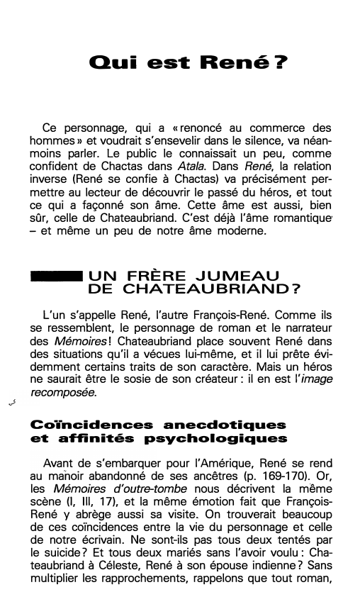 Prévisualisation du document Qui est René de Chateaubriand ?