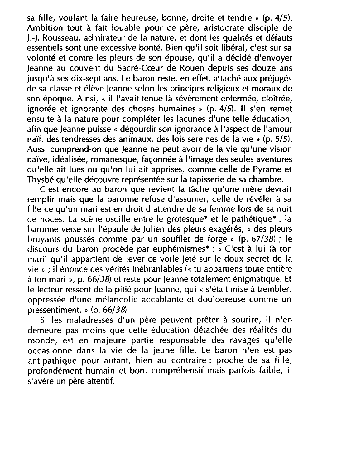 Prévisualisation du document QUI EST RESPONSABLE DE L’ÉDUCATION DE LA JEUNE FILLE ? -  Une Vie de Maupassant.