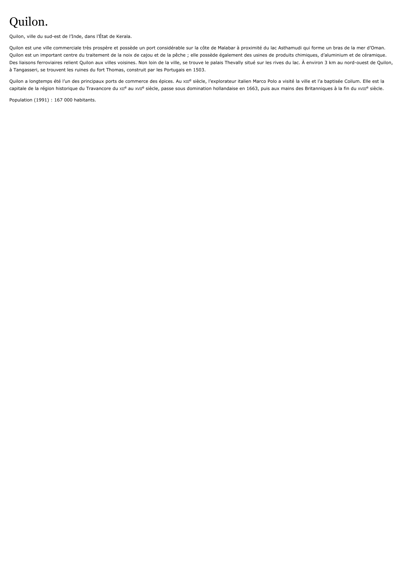 Prévisualisation du document Quilon.