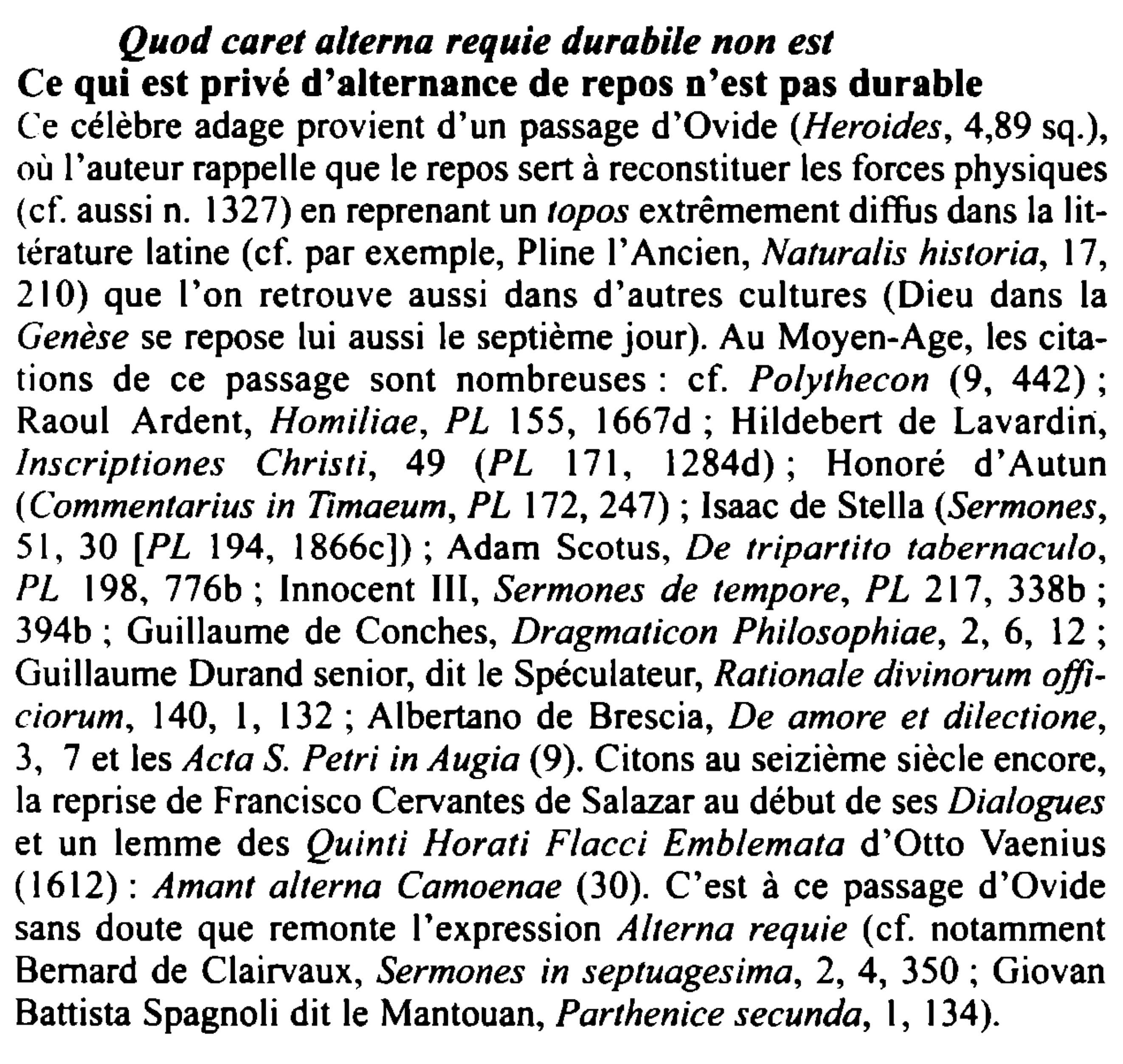 Prévisualisation du document Quod caret alterna requie durabile non est