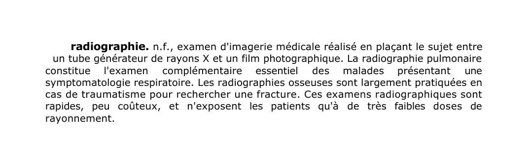 Prévisualisation du document radiographie.