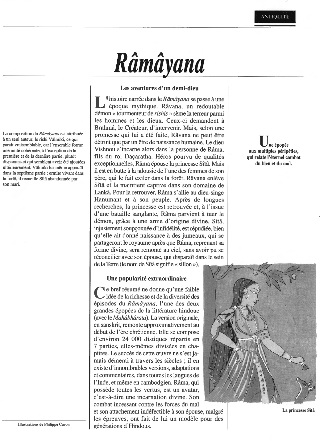 Prévisualisation du document Râmâyana