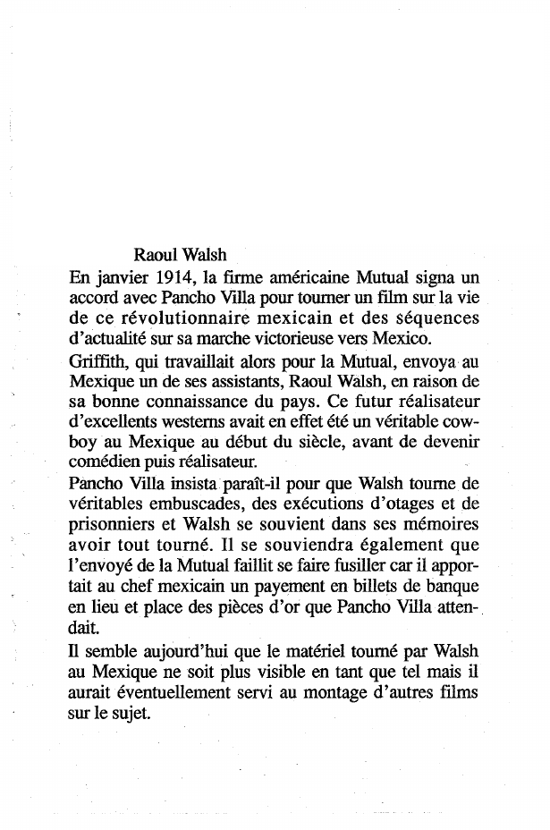 Prévisualisation du document Raoul Walsh