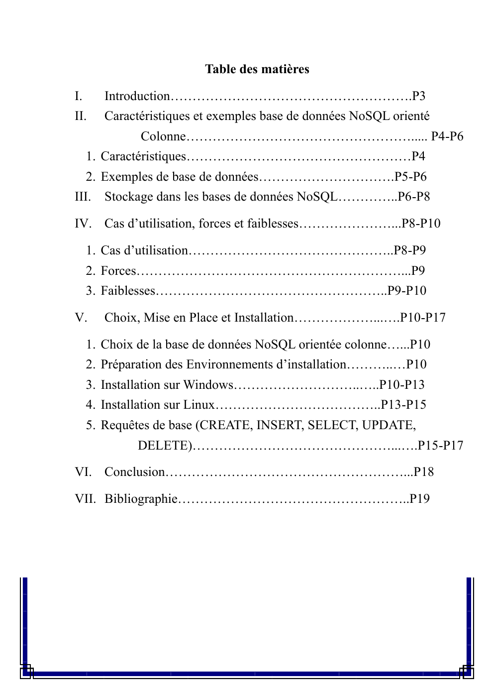 Prévisualisation du document RAPPORT BASE DE DONNEES NO SQL ORIENTEE COLONNES