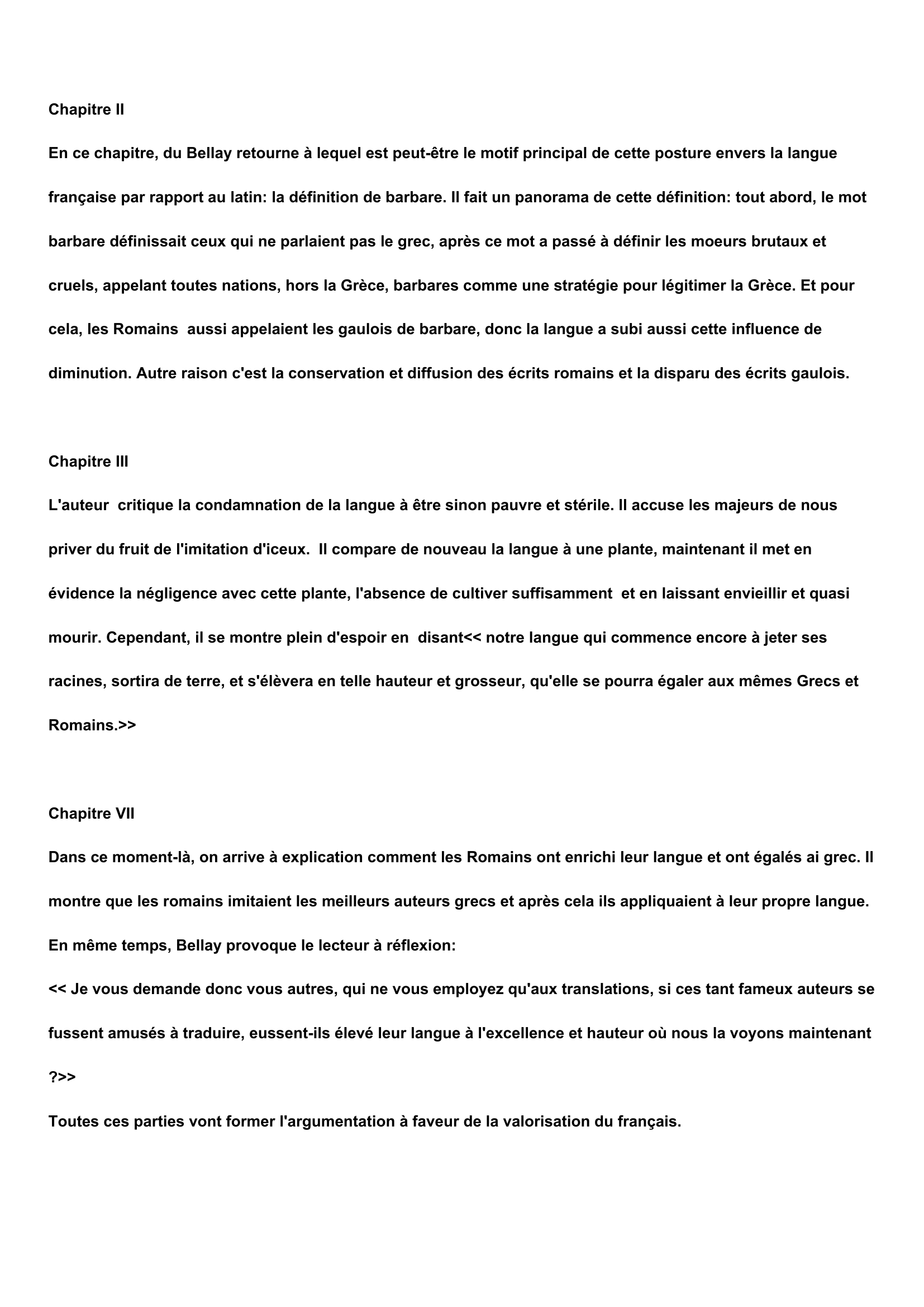 Prévisualisation du document Rapport Du Bellay et La Défense