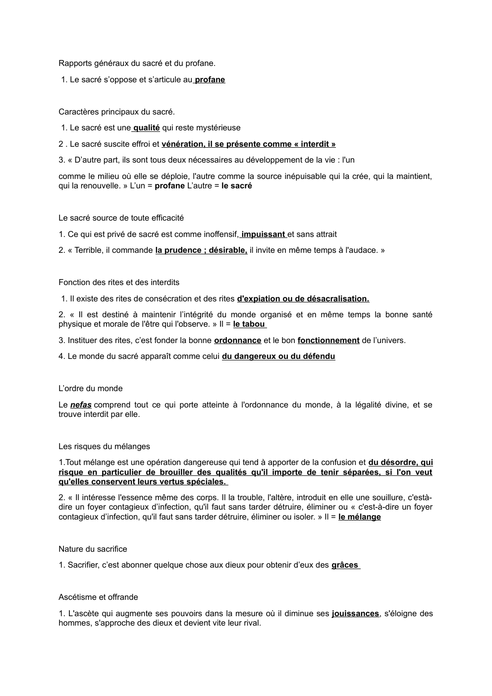 Prévisualisation du document Rapports généraux du sacré et du profane.