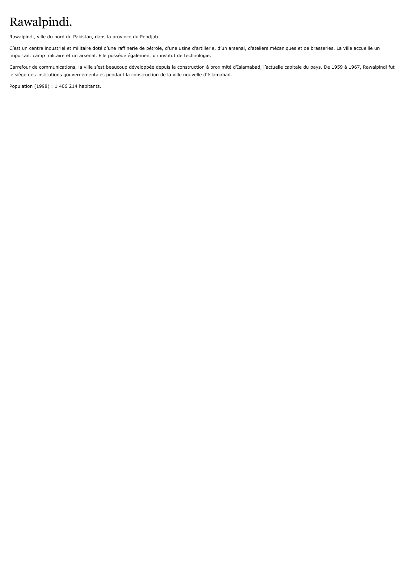 Prévisualisation du document Rawalpindi.