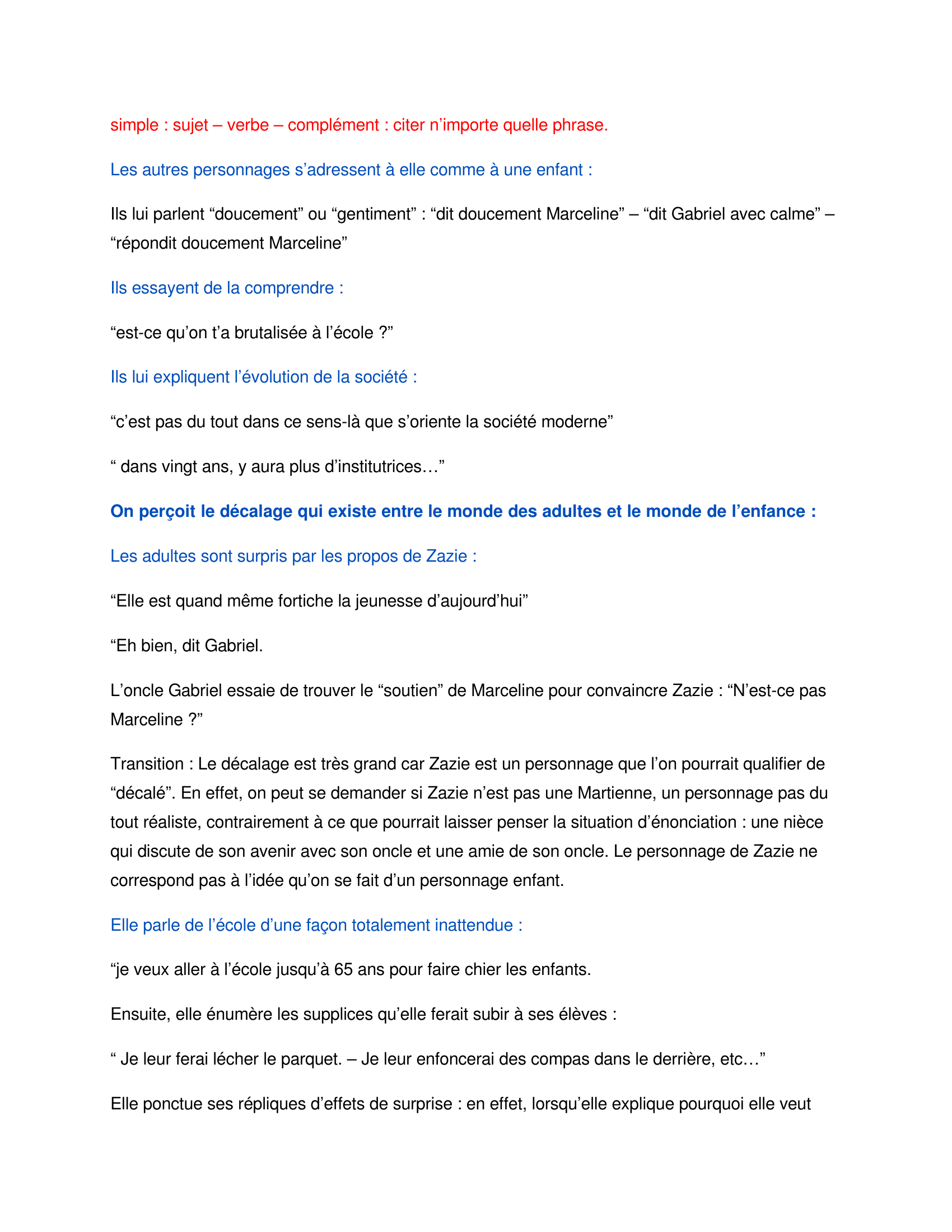 Prévisualisation du document Raymond Queneau Zazie