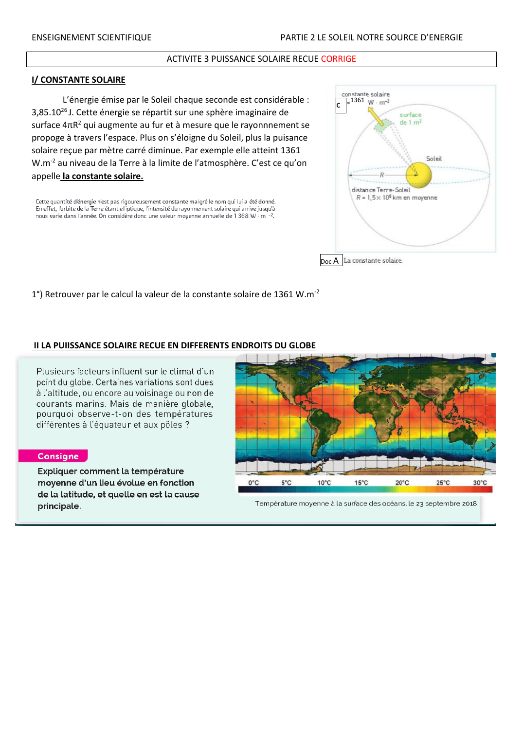 Prévisualisation du document RAYONNEMENT PERCU Corrigé