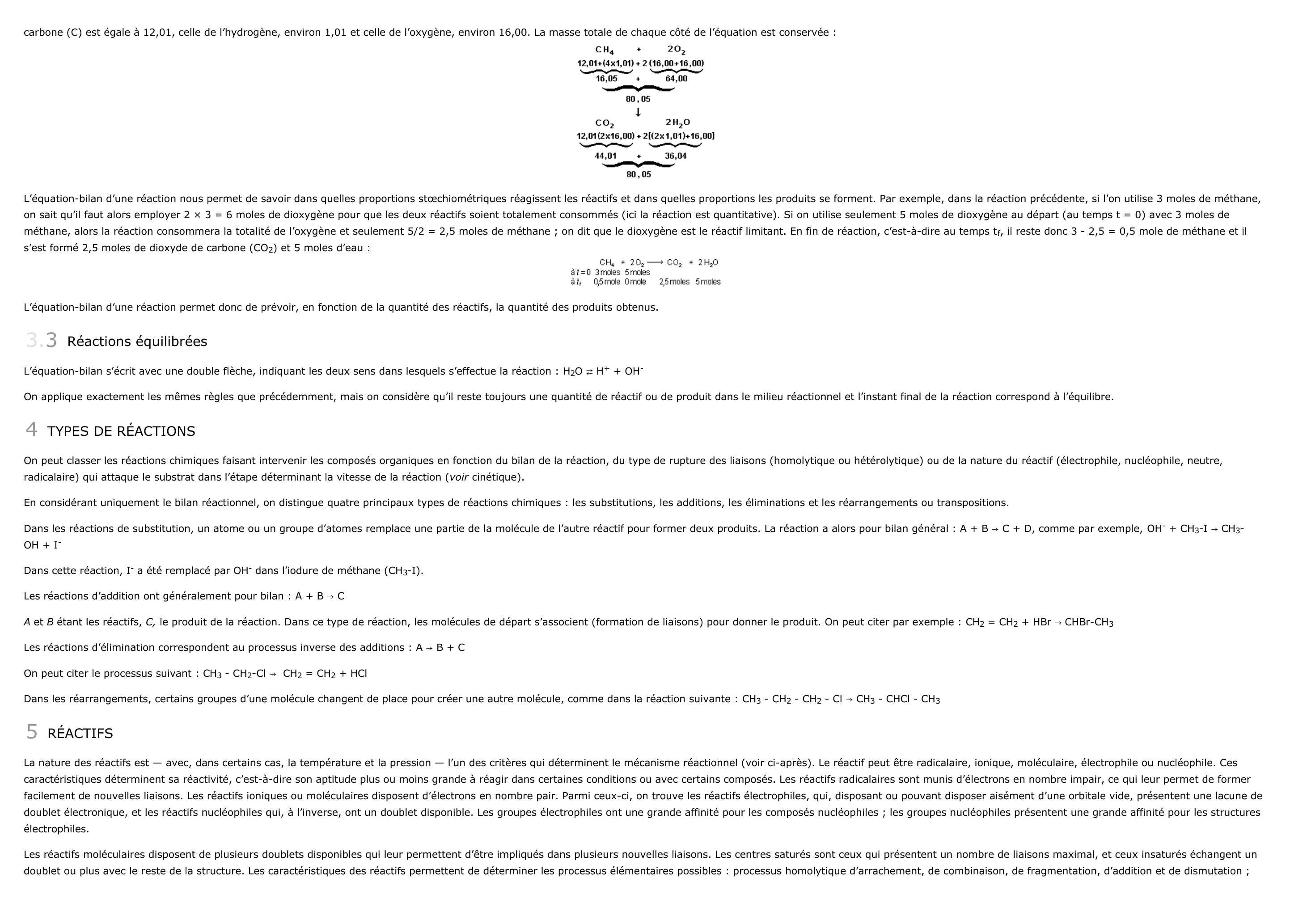 Prévisualisation du document réaction chimique - chimie.