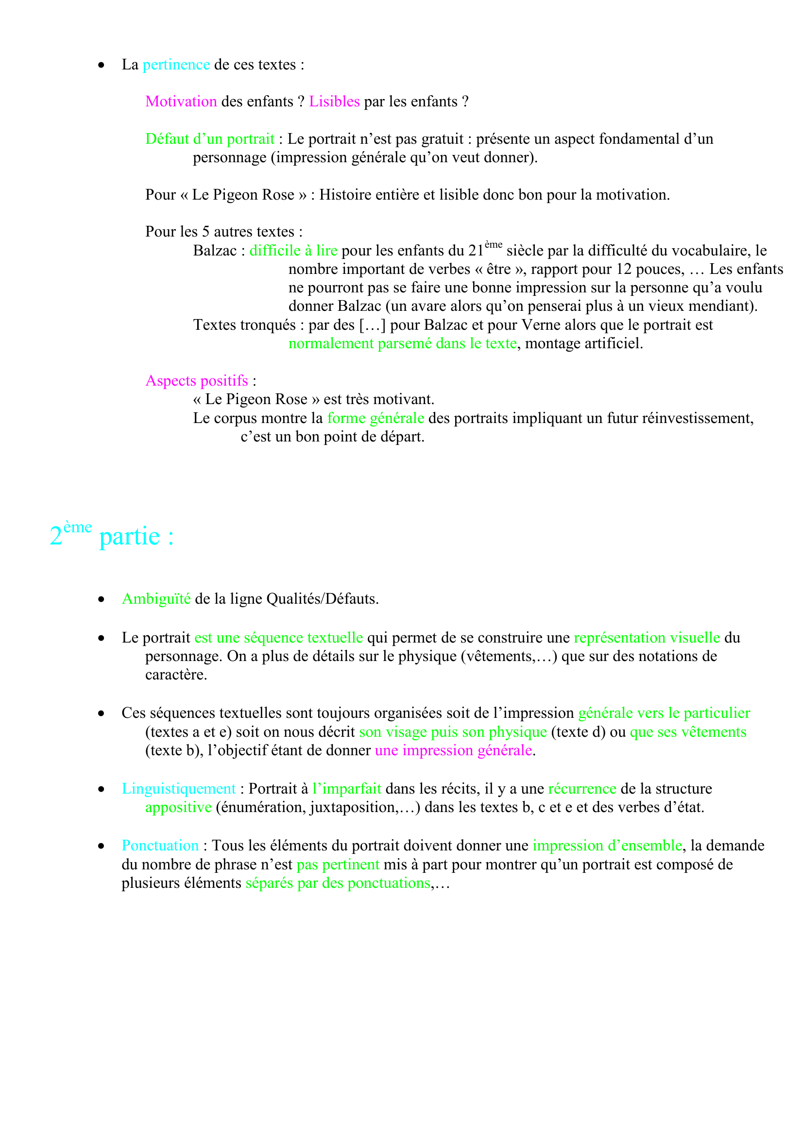 Prévisualisation du document Réaliser un portrait

(Manuel « Atelier de français CM2 » Bordas 96)

Questions :
/1

1.