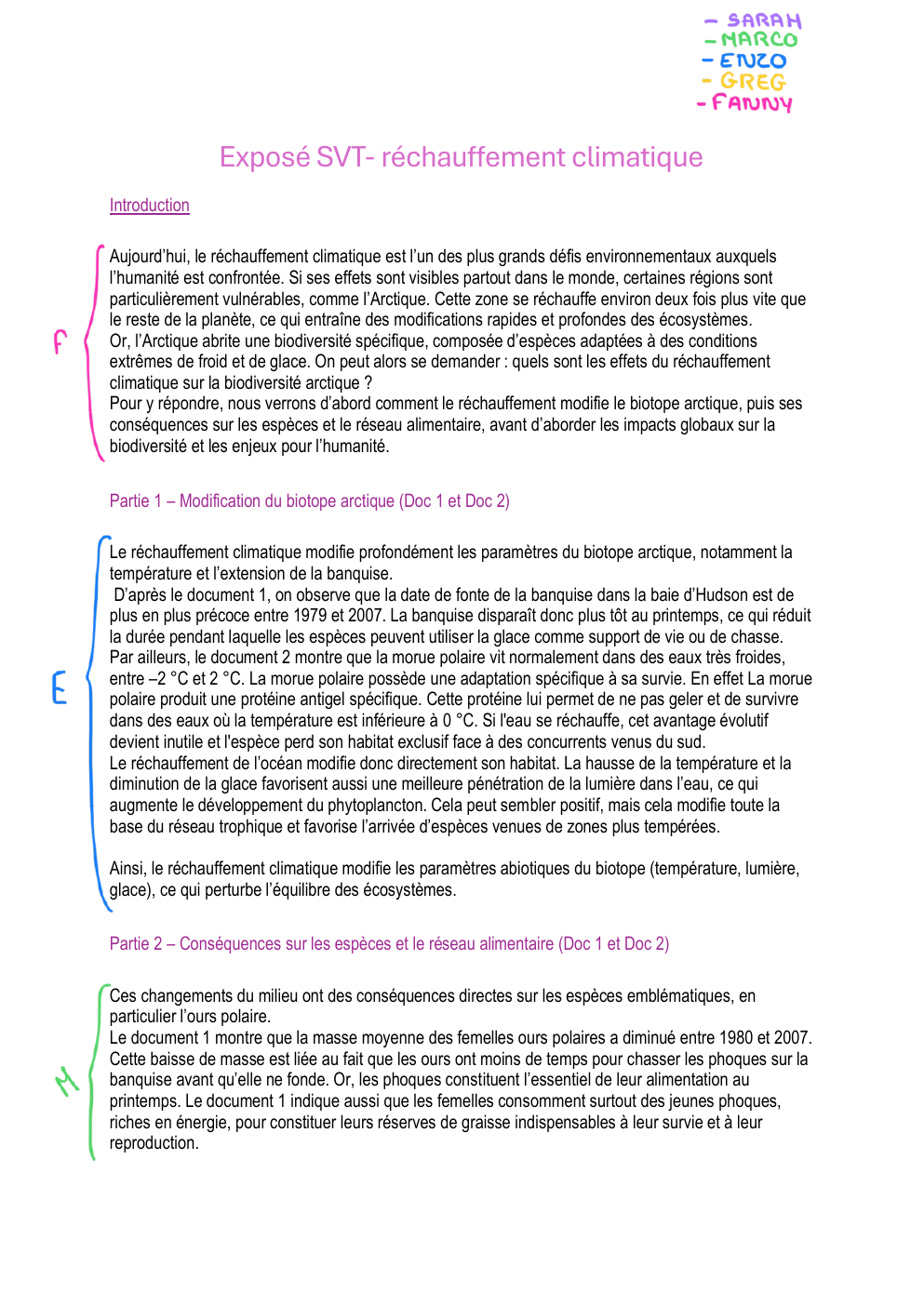Prévisualisation du document Réchauffement climatique