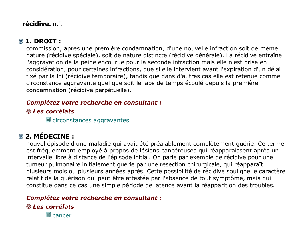 Prévisualisation du document récidive.