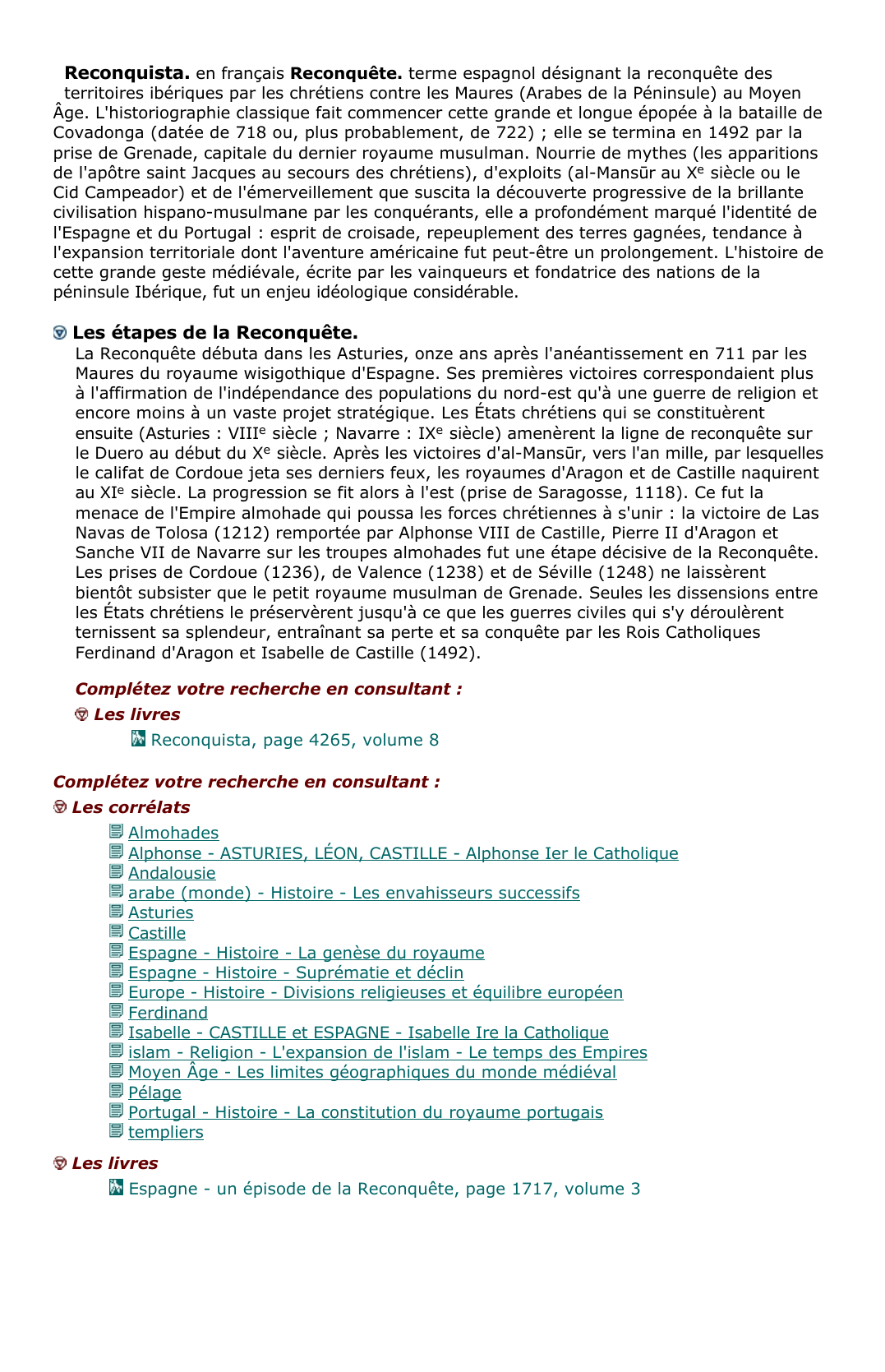 Prévisualisation du document Reconquista.
