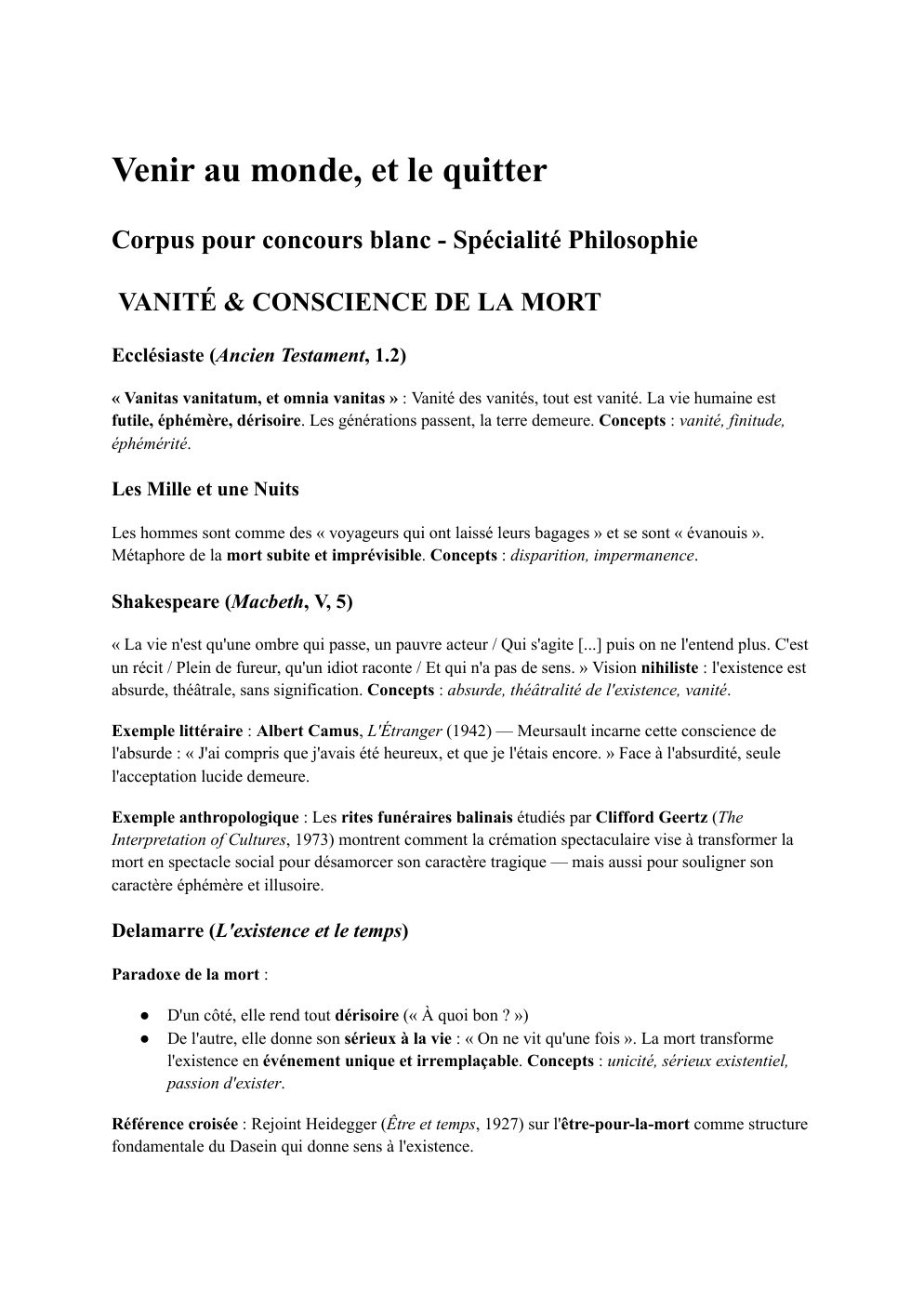 Prévisualisation du document Recueil de textes intéressants pour le thème "existence"