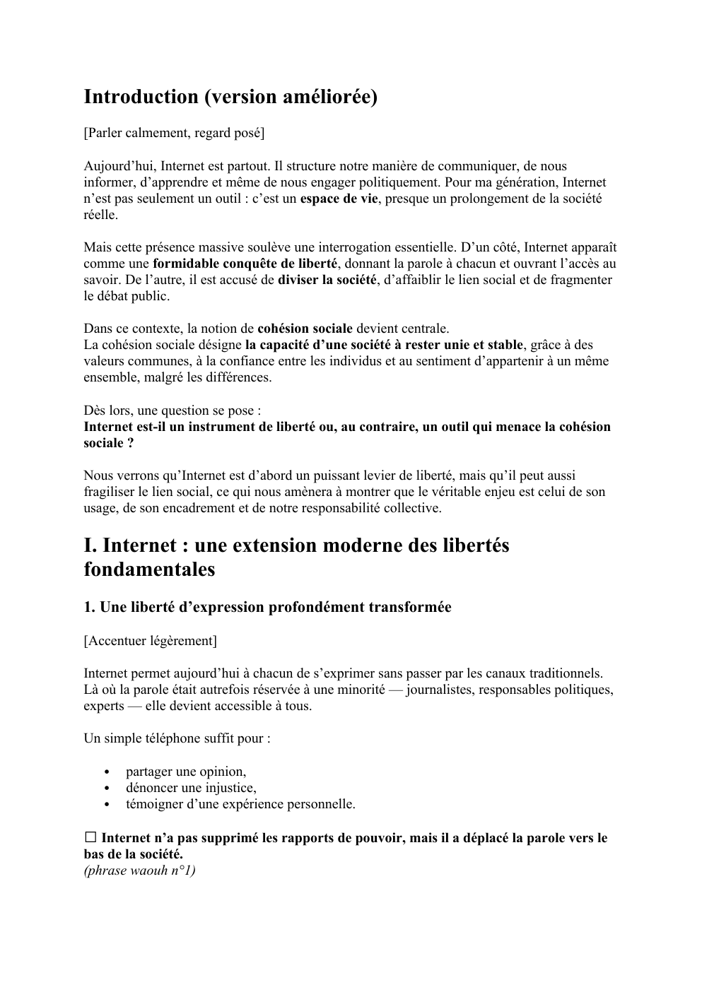 Prévisualisation du document recueil des problematiques de HG: Internet est-il un instrument de liberté ou, au contraire, un outil qui menace la cohésion sociale ?