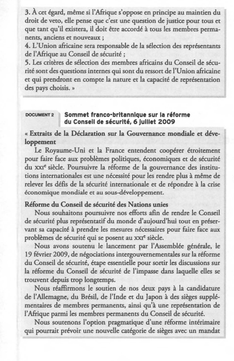 Prévisualisation du document Réformer le Conseil de sécurité de L'ONU