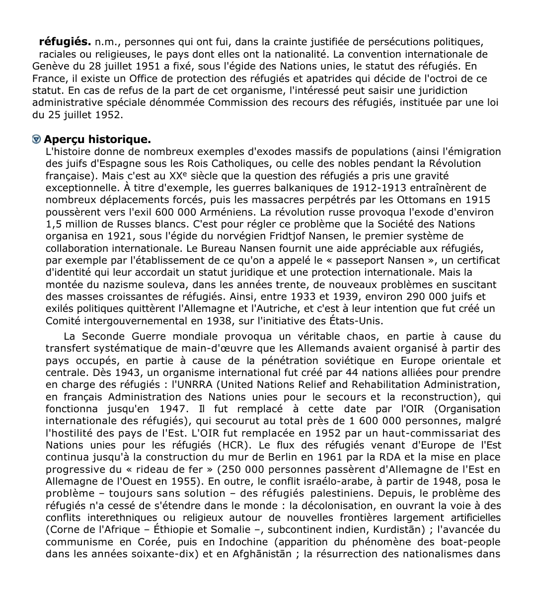 Prévisualisation du document réfugiés.