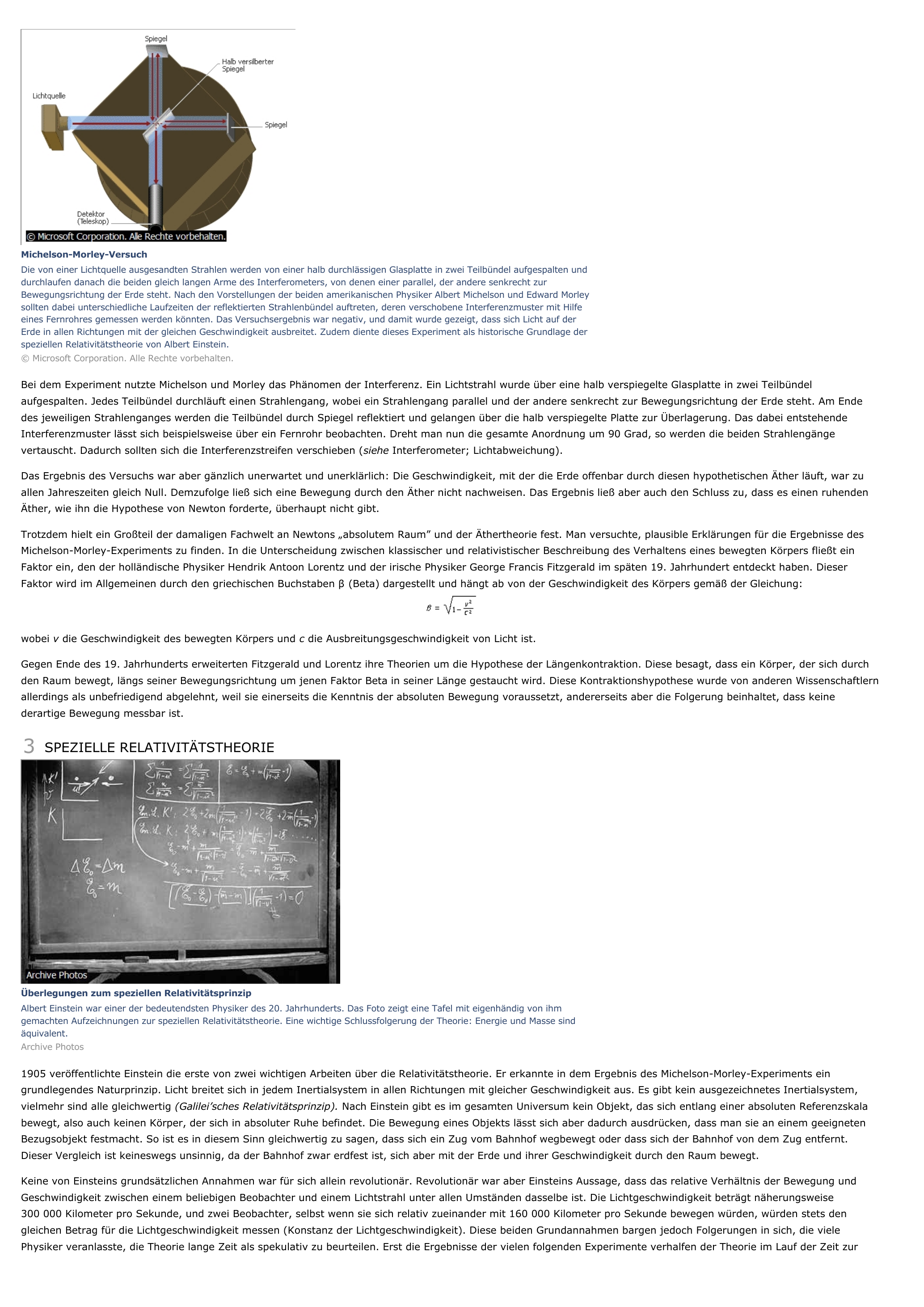 Prévisualisation du document Relativitätstheorie - Physik.