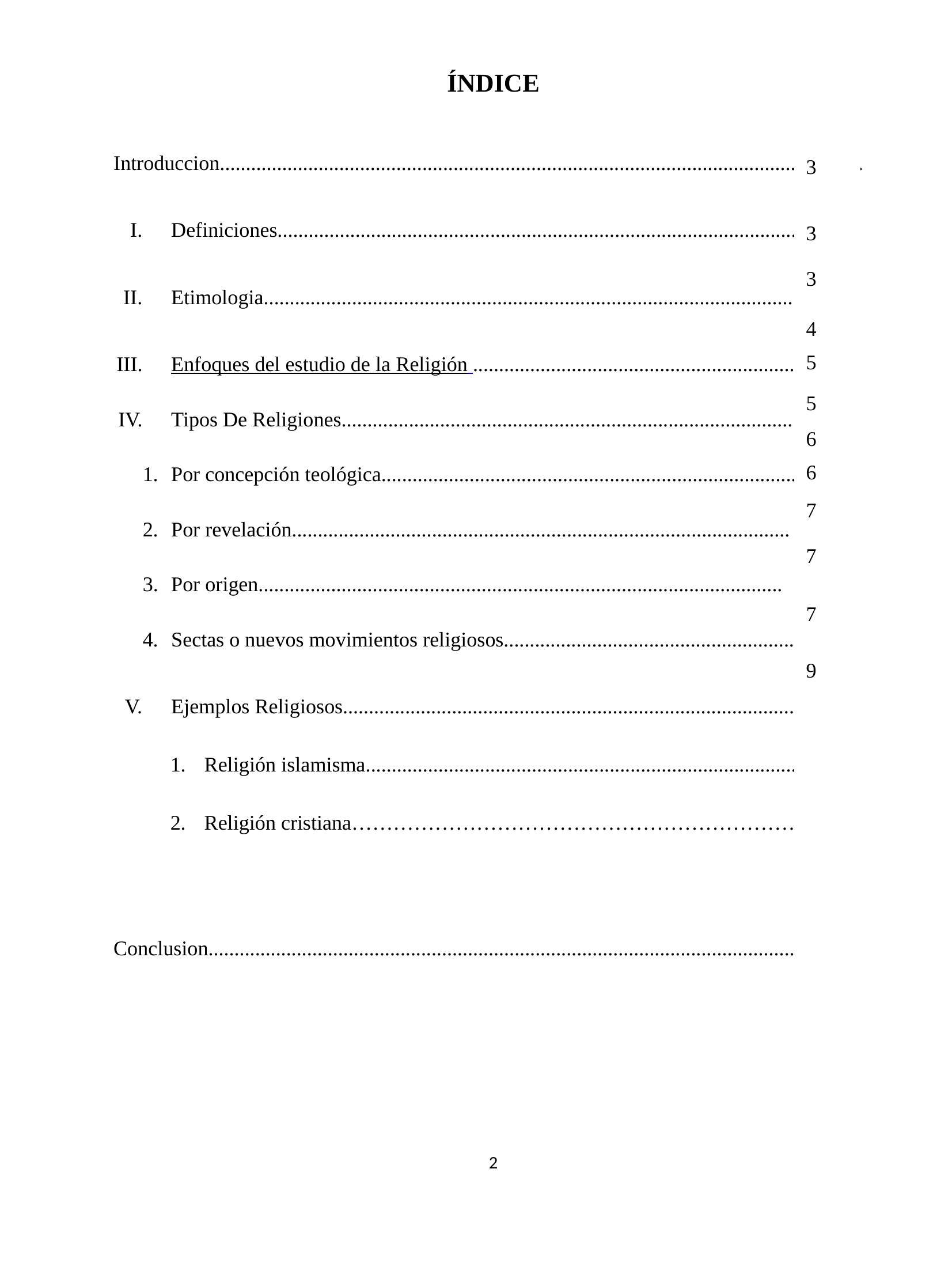 Prévisualisation du document religion en espagnol