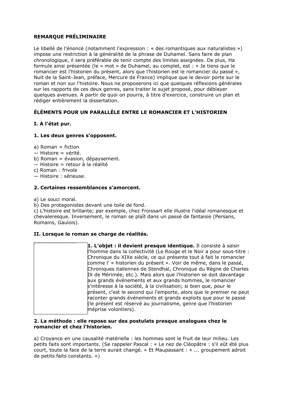 Prévisualisation du document REMARQUE PRÉLIMINAIRE
Le libellé de l'énoncé (notamment l'expression : « des romantiques aux naturalistes »)
impose une restriction à la...