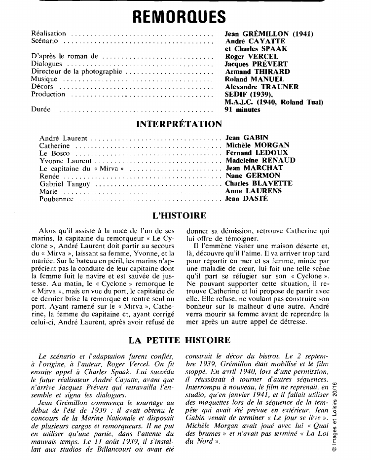 Prévisualisation du document REMORQUES