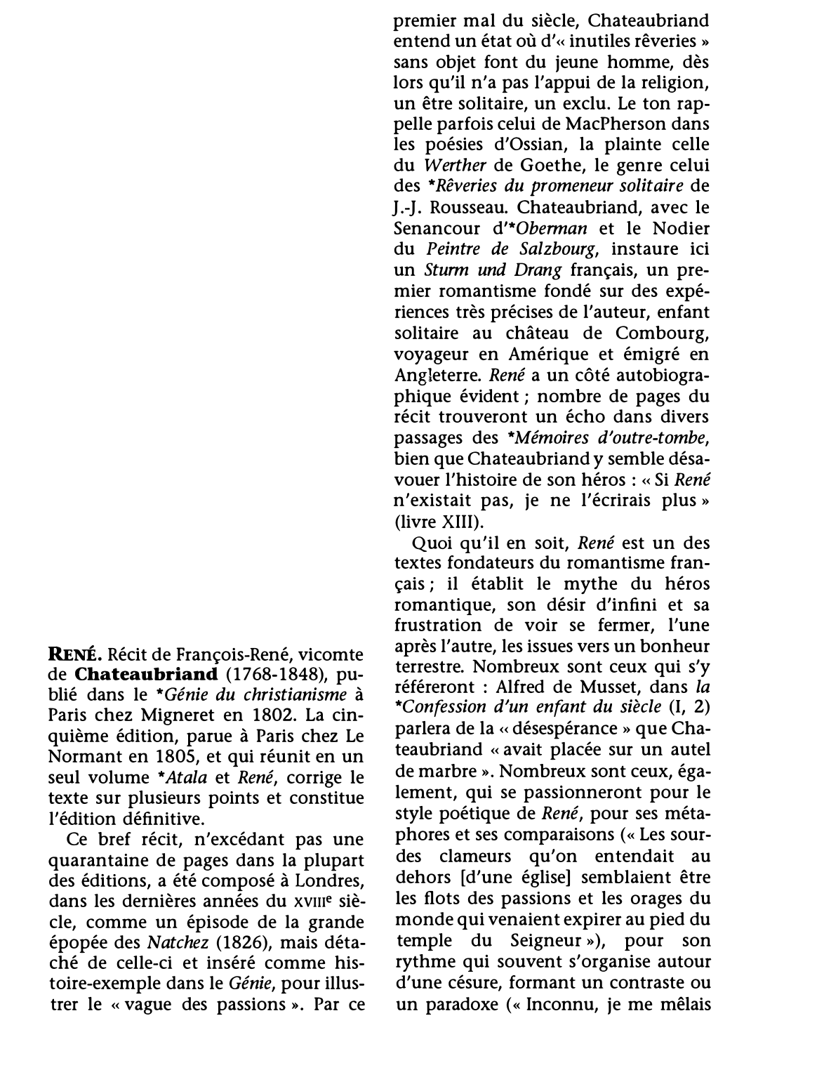 Prévisualisation du document RENÉ de François-René de Chateaubriand