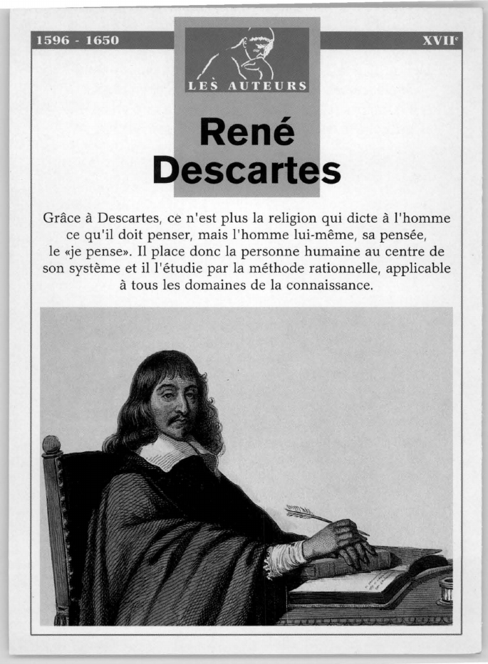 Prévisualisation du document René Descartes